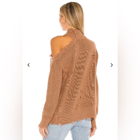 Lovers + Friends Ripped Sweater wool blend size XS oversized - Picture 3 of 14